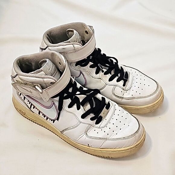 Nike high top Air Forces, men’s 9.5 - Picture 1 of 11